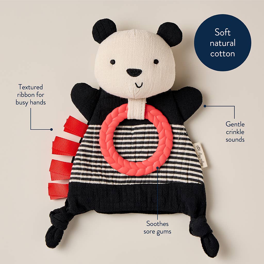 Bitzy Crinkle™ Sensory Toy With Teether