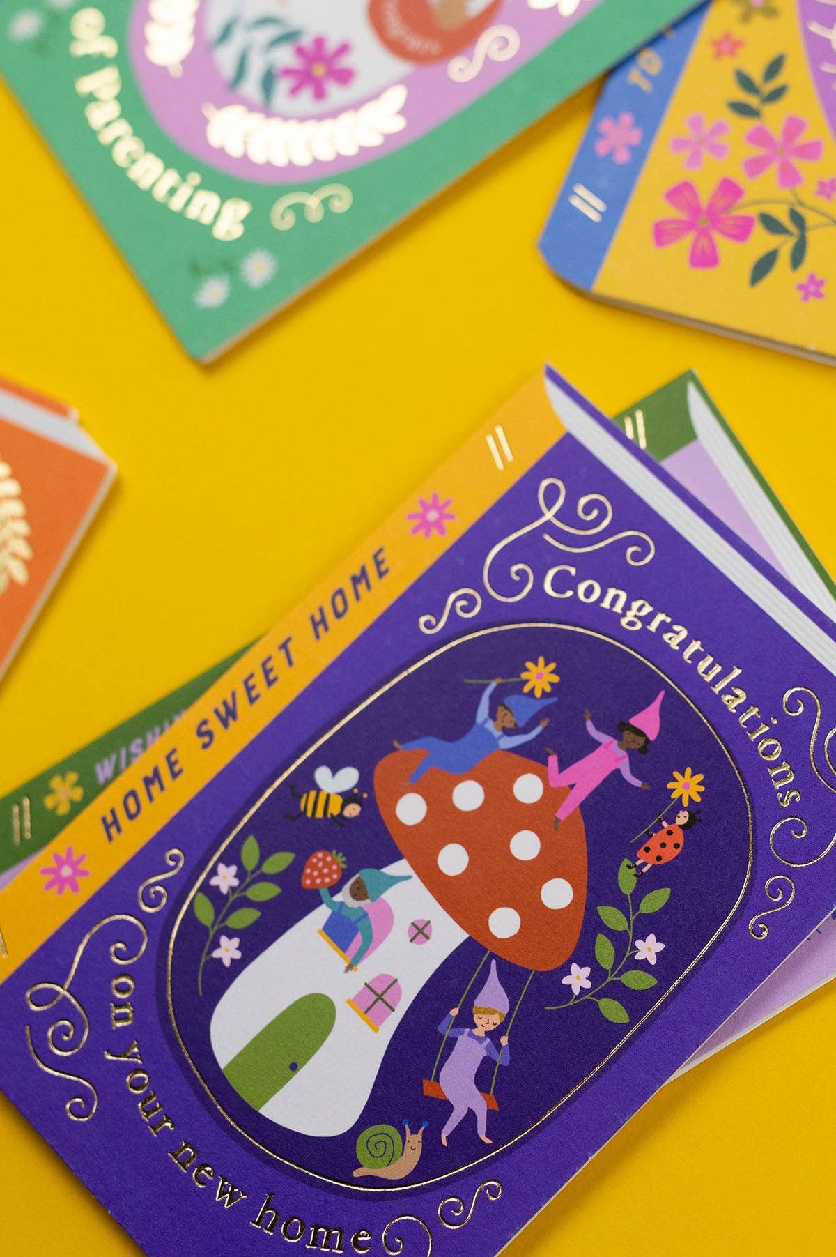 Mushroom House New Home Card