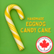 Eggnog Large Handmade Candy Canes