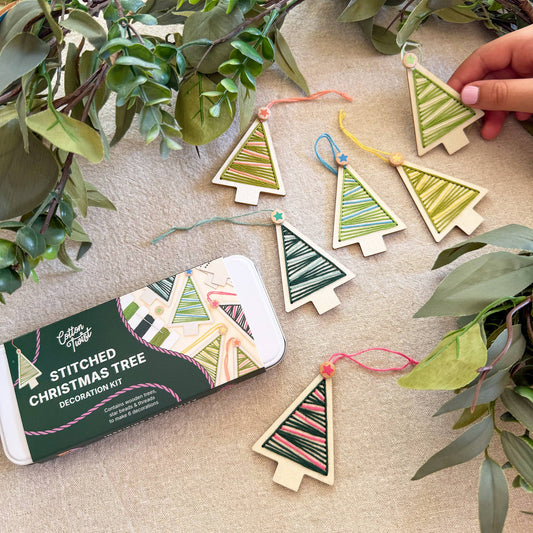 Stitched Christmas Tree Decoration Kit