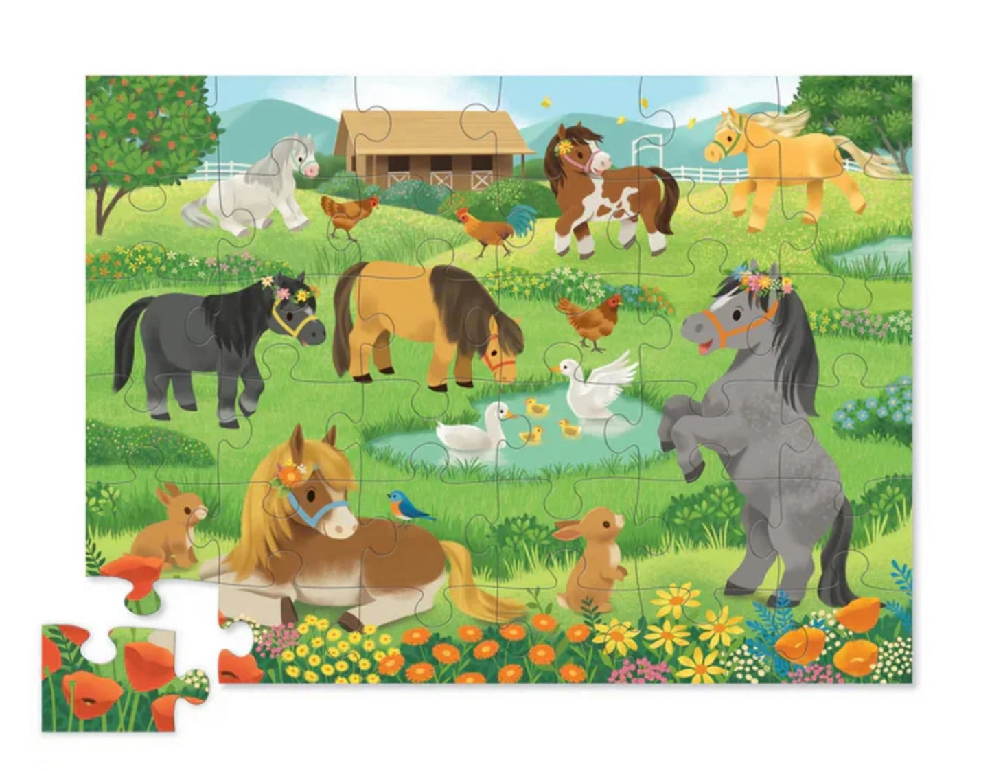 Pretty Ponies Floor Puzzle