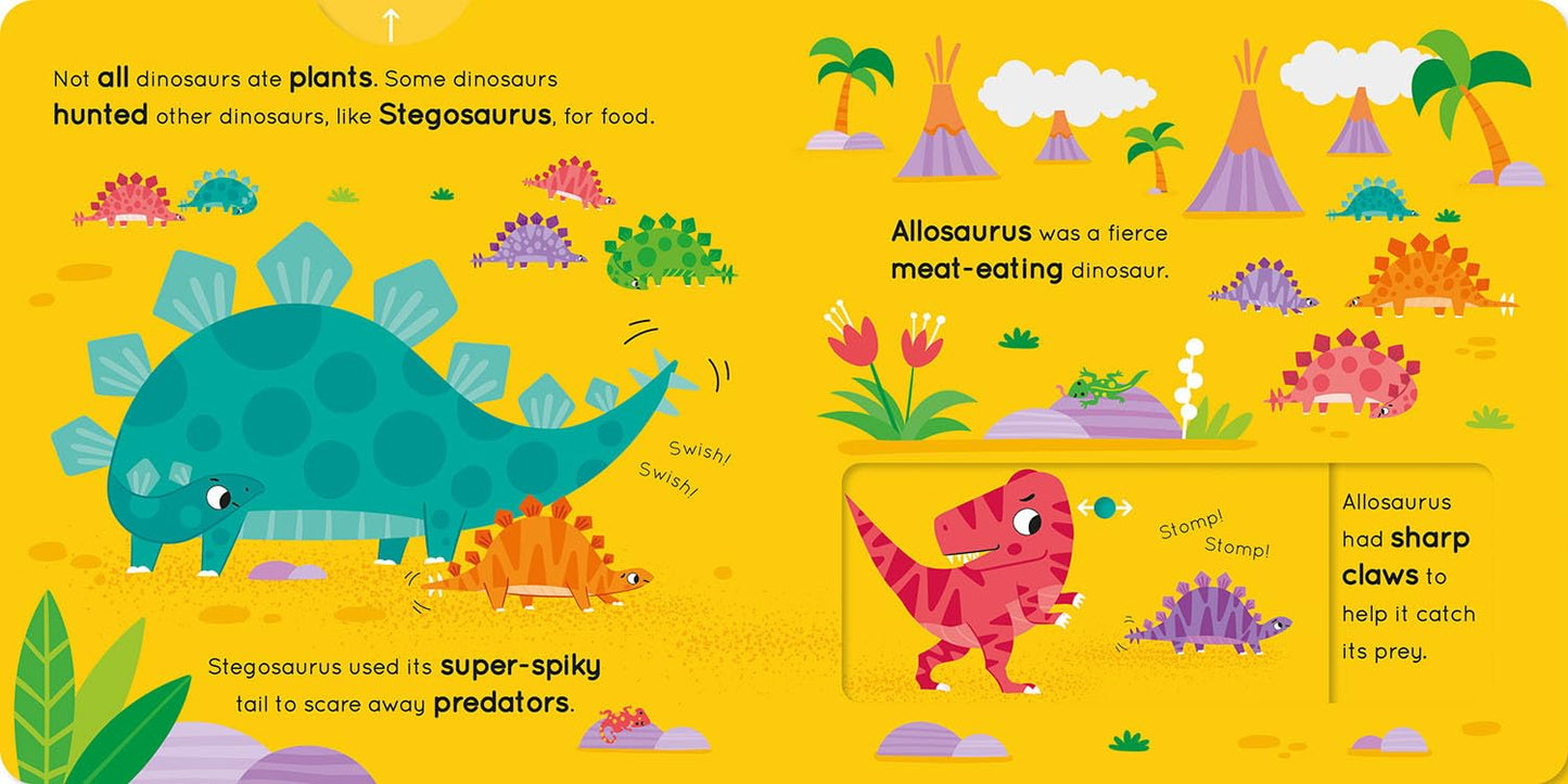 Push, Pull, Slide! Dinosaur - board book
