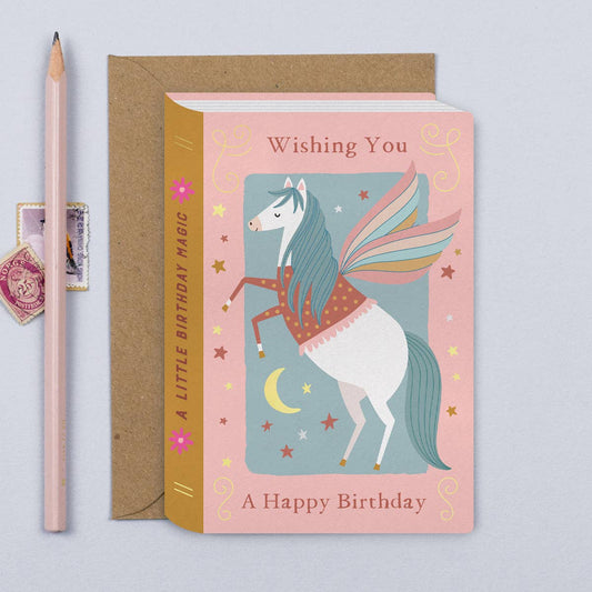 Fairytale Pegasus Birthday Card