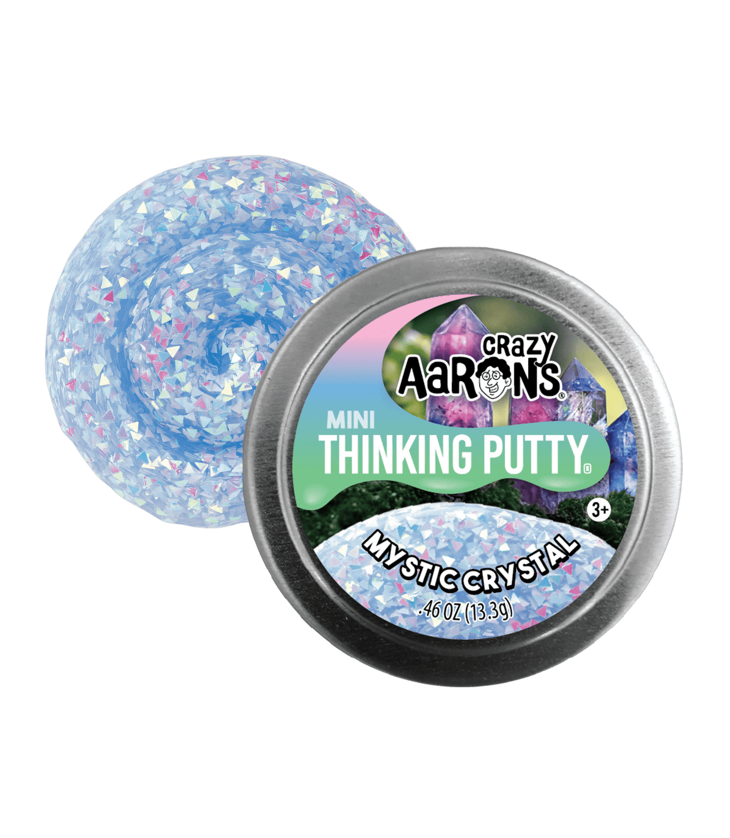 Mini Mystic Crystal- 2" Thinking Putty Tin