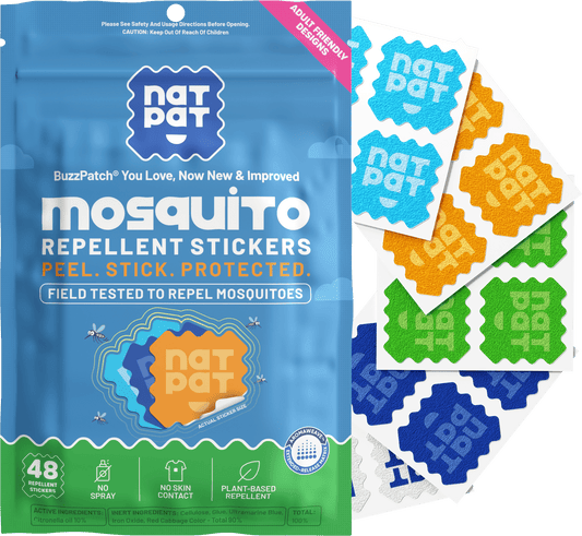 NATPAT Adult BuzzPatch Mosquito Repellent Patches for Adult