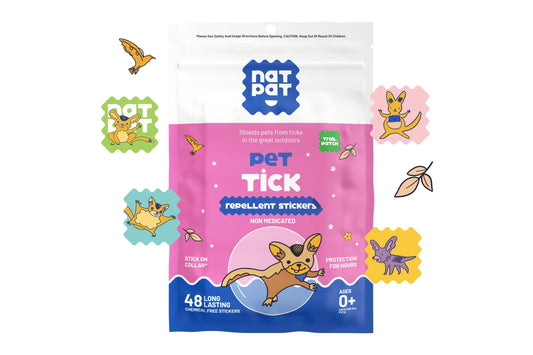 NATPAT Pet Tick Patch: Natural Insect Repellent Stickers