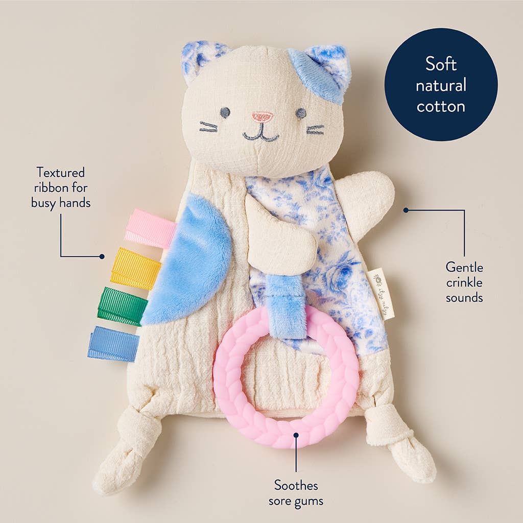 Bitzy Crinkle™ Sensory Toy With Teether