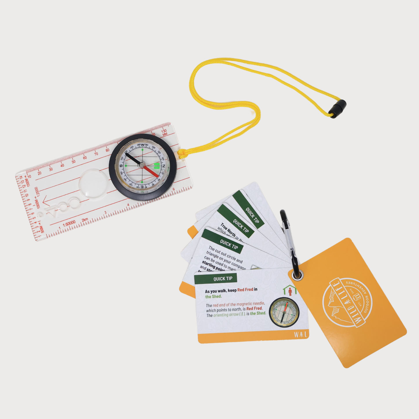 Kids Navigation Kit Compass Map Skills Adventure Set