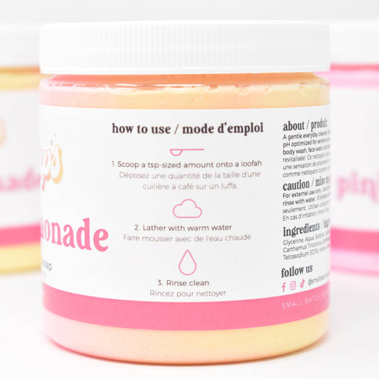 Pink Lemonade Whipped Soap