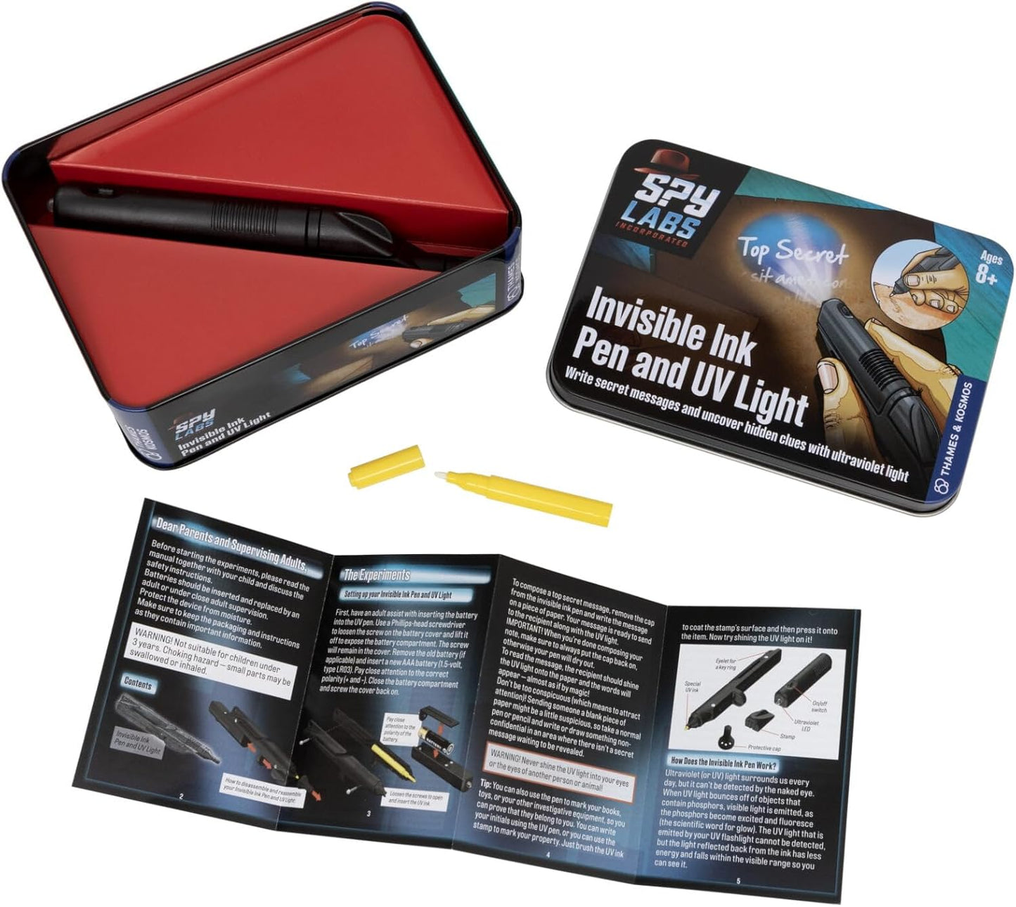 Thames & Kosmos - Spy Labs Invisible Ink Pen and UV Light