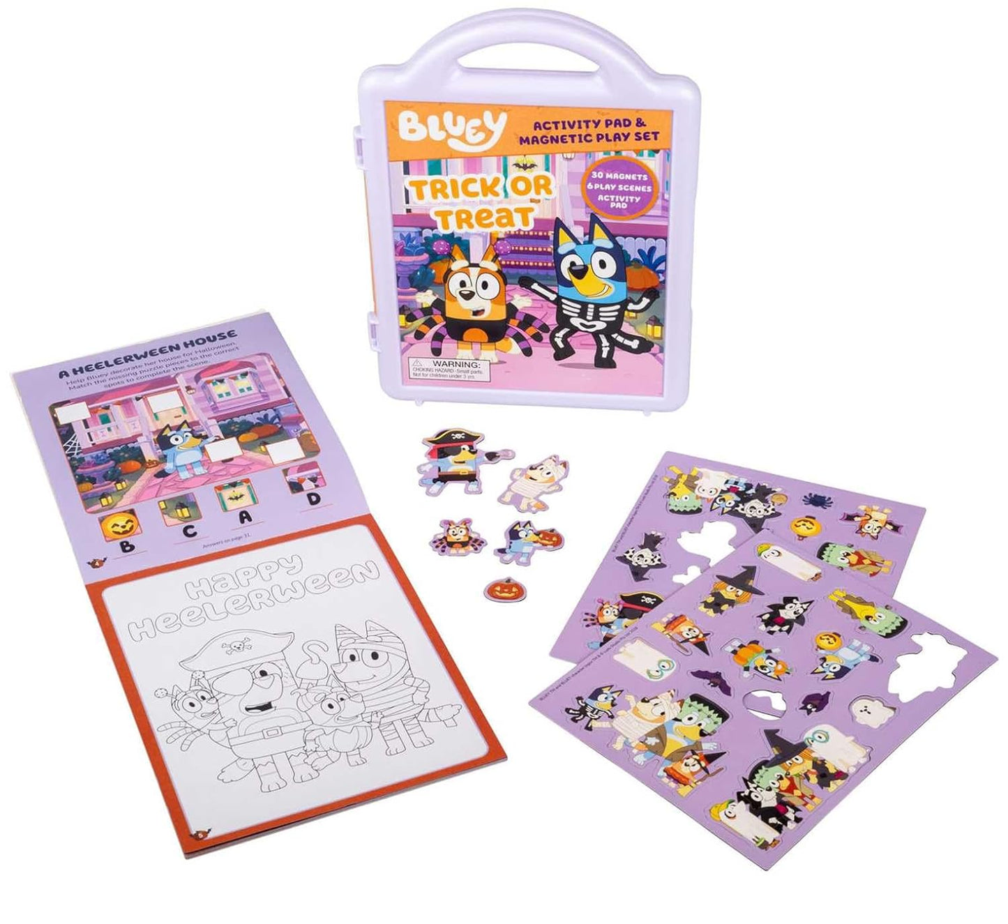 Bluey: Trick or Treat Magnetic Play Set