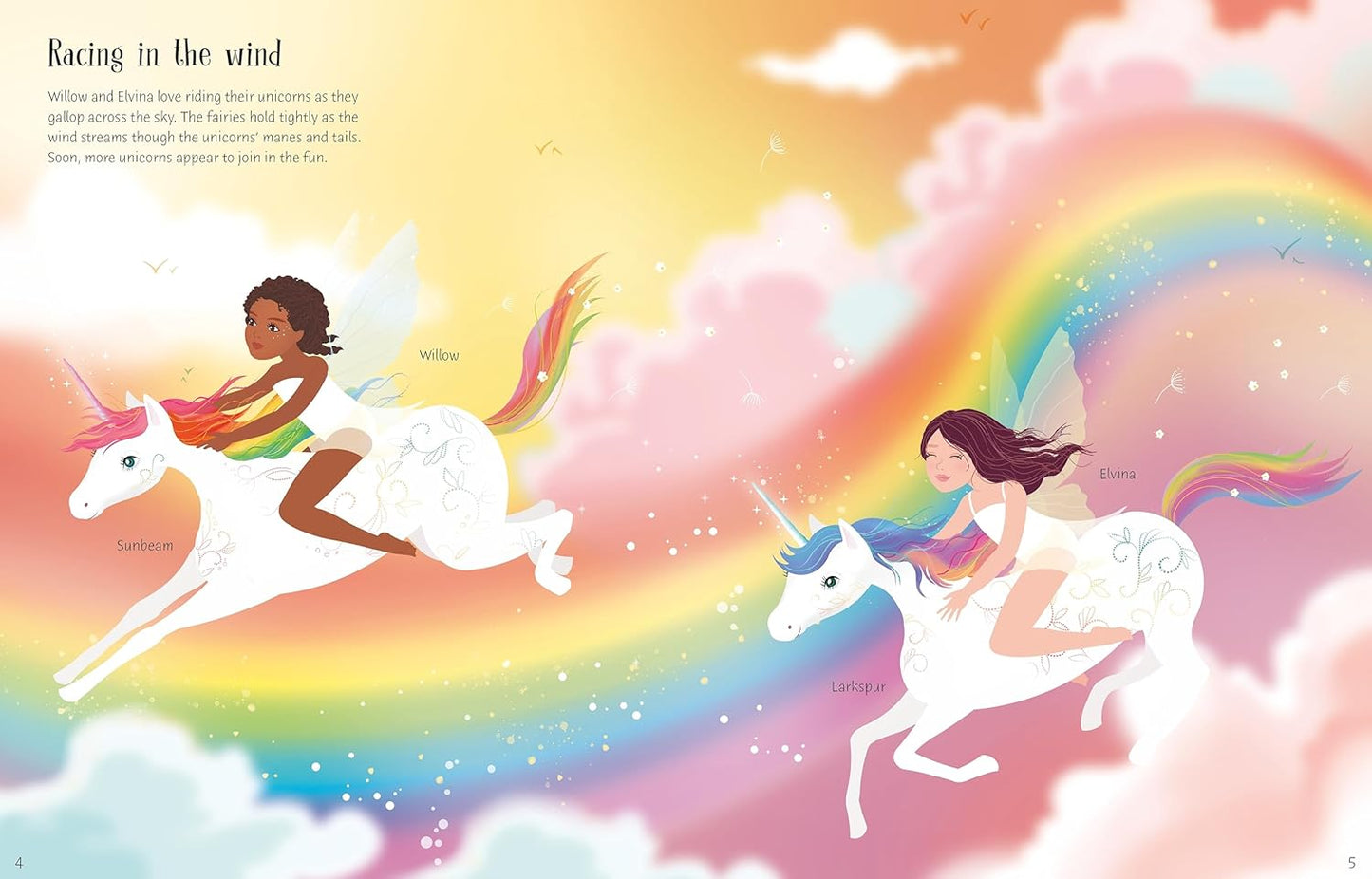 Sticker Dolly Dressing Rainbow Unicorns