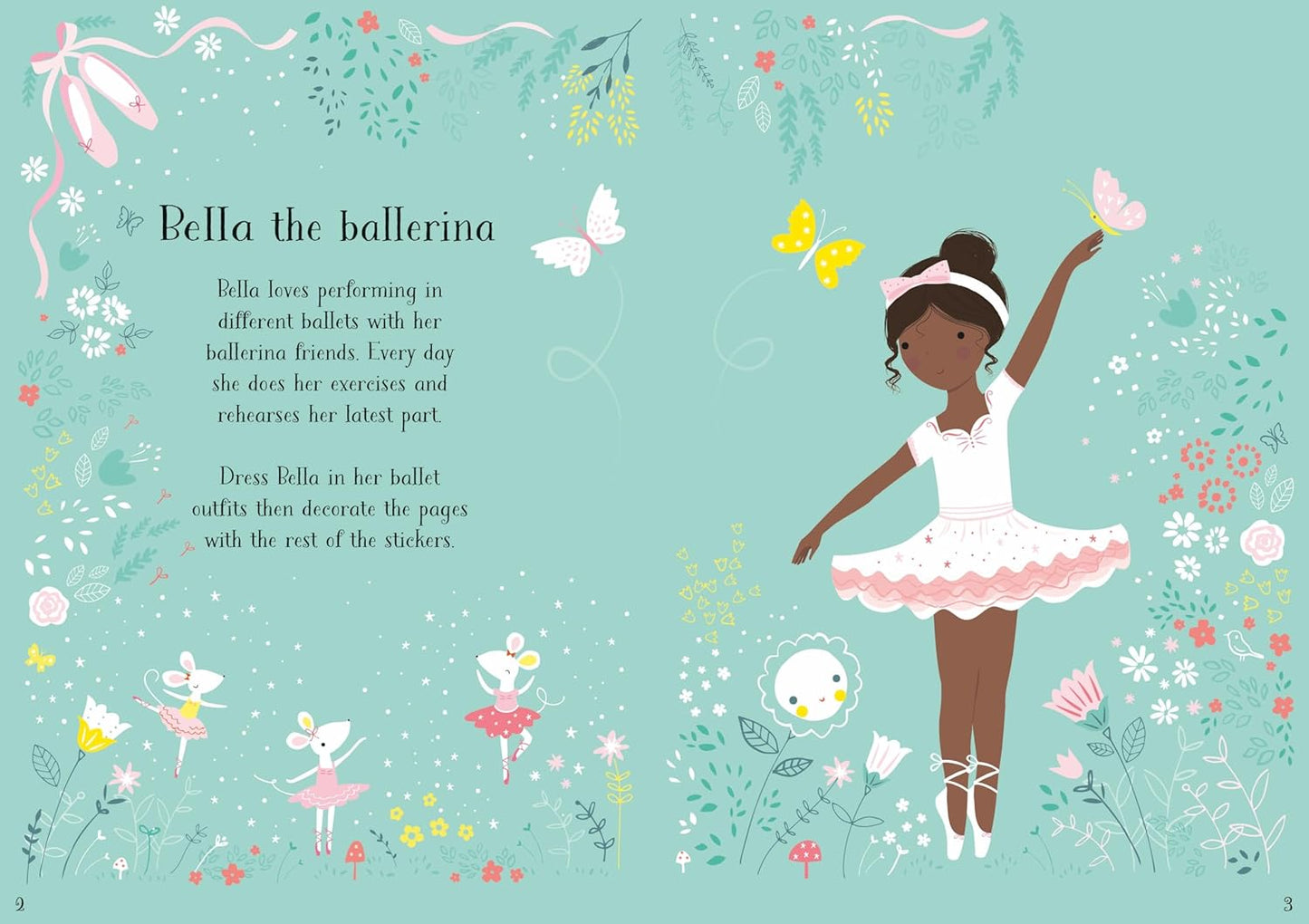 Little Sticker Dolly Dressing Ballerina