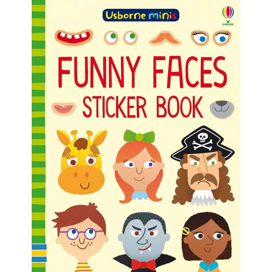 Usborne Minis Sticker Book Funny Faces