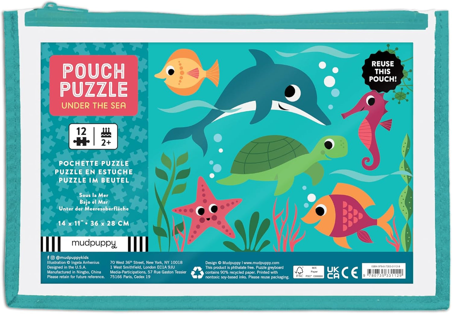 Under The Sea 12-Piece Pouch Puzzle