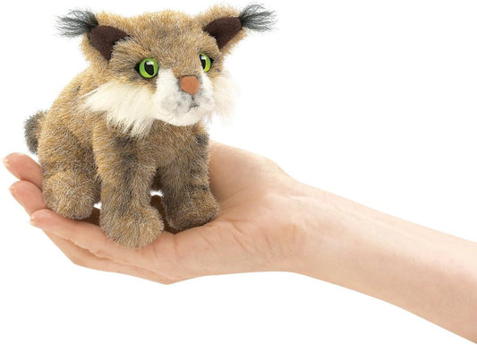 Mini Bobcat Finger Puppet