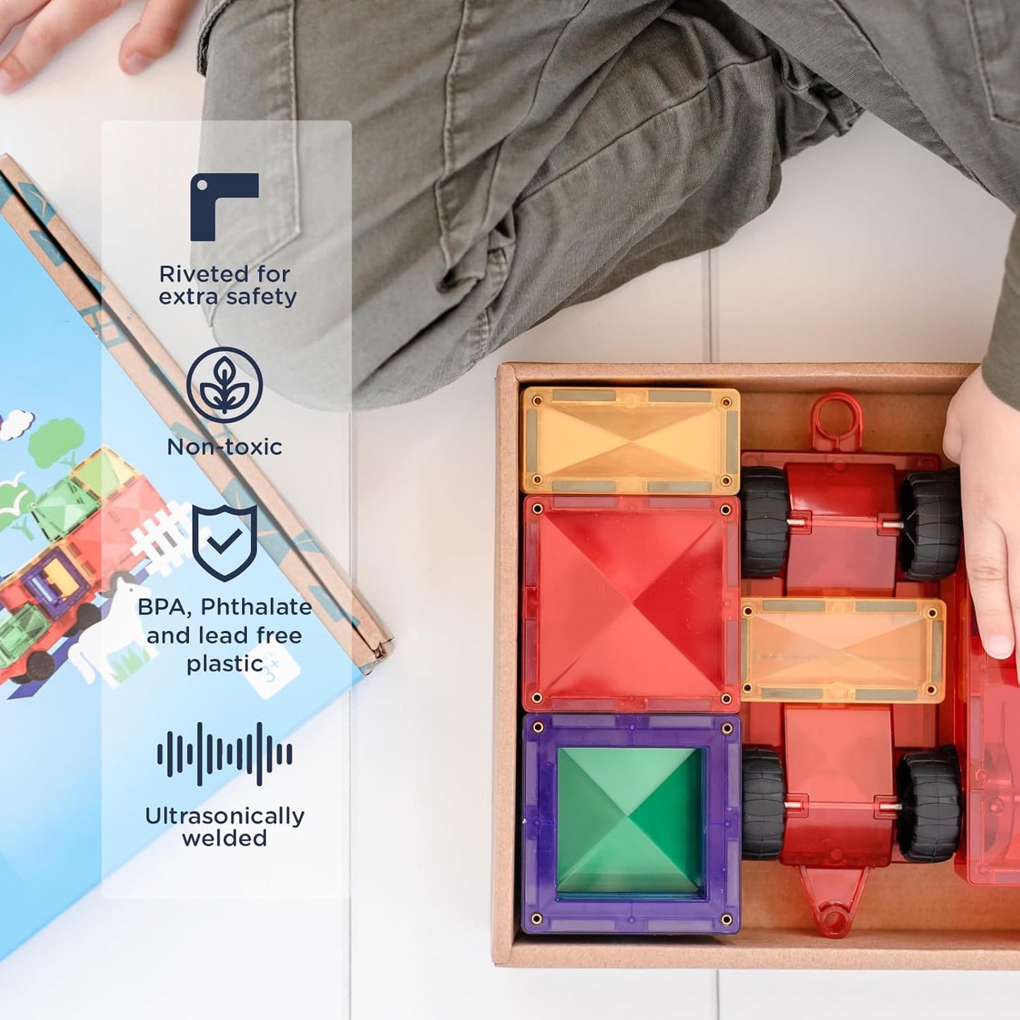 Connetix Rainbow Motion Pack  (24 Pieces)