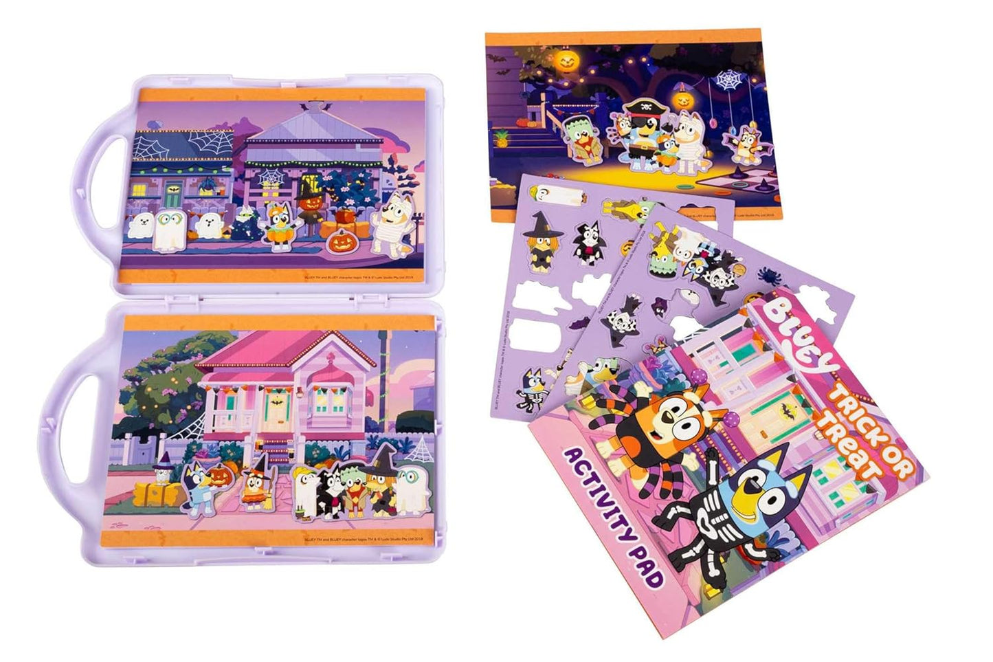Bluey: Trick or Treat Magnetic Play Set