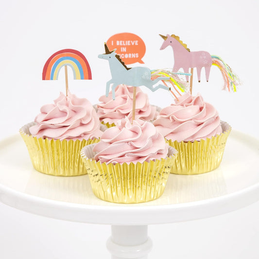 I Believe in Unicorns Cupcake Kit x 24