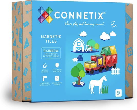 Connetix Rainbow Motion Pack  (24 Pieces)