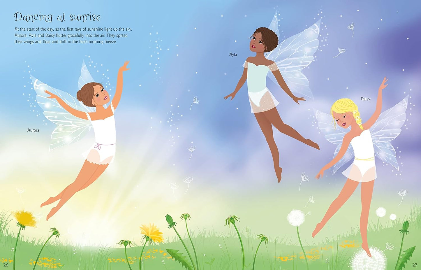 Sticker Dolly Dressing Ballet Fairies and Dancing Fairies