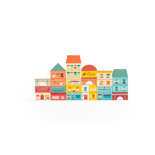 Avenue Du Moulin - Village Building Blocks 34 pcs