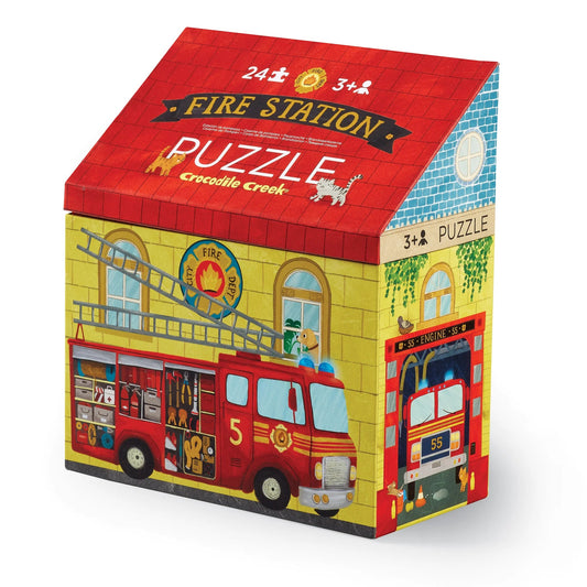 24 Piece - Fire Station Puzzle