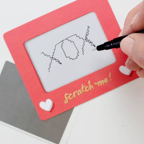 Scratch-off Lunchbox Notes - Scratch-a-Sketch