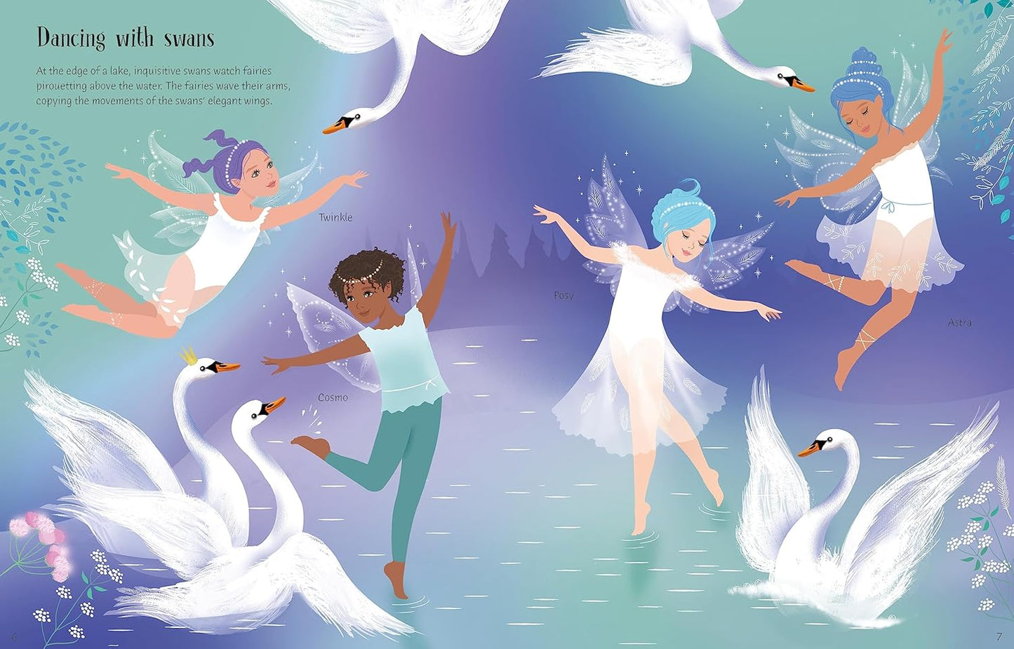 Sticker Dolly Dressing Ballet Fairies and Dancing Fairies