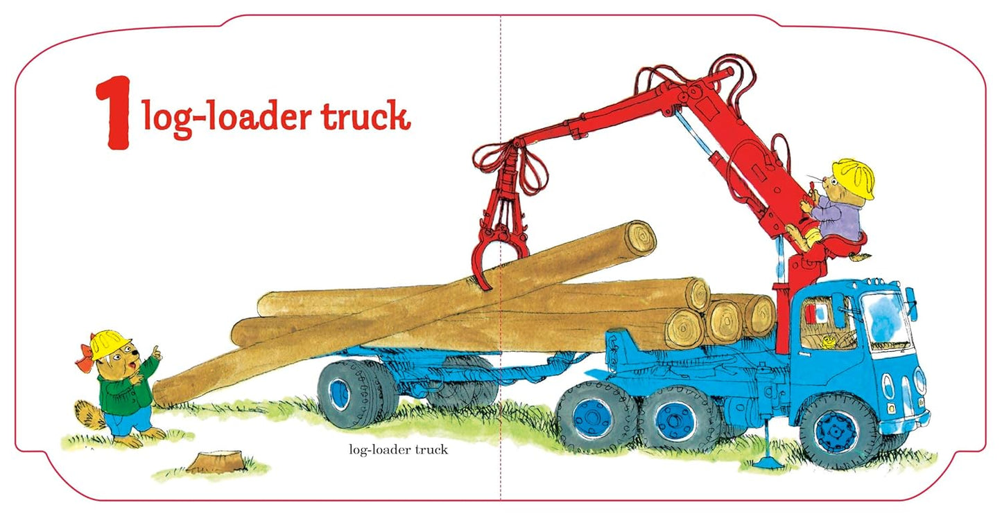 Richard Scarry's Cars and Trucks from 1 to 10 (A Chunky Book)