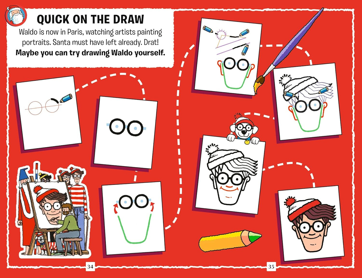 Where's Waldo? The Search for Santa: Searches, Puzzles, Facts, and Jokes