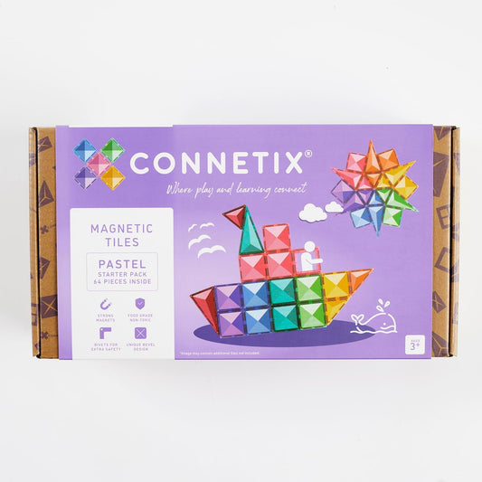 Connetix - Pastel Starter Pack (64 Pieces)