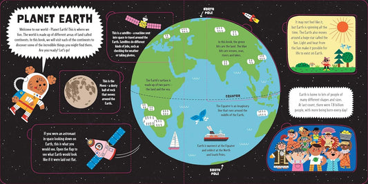 Lonely Planet My First Lift-the-Flap World Atlas Giant Pull Out Map, Wow Factor Facts & Surprises, Search & Find Games, Beautiful & Engaging Illustrations