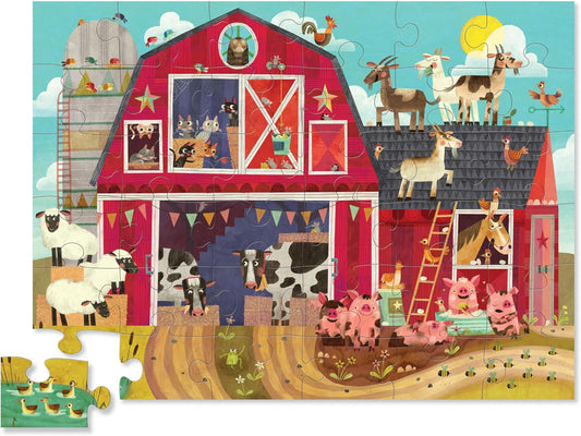 36-pc Shaped Box/Barnyard Buddies