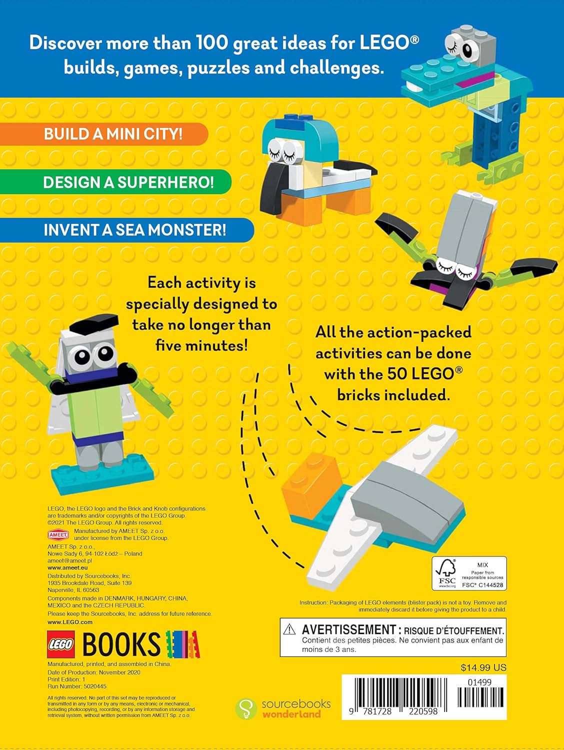 LEGO® Books. 5-Minute Builds