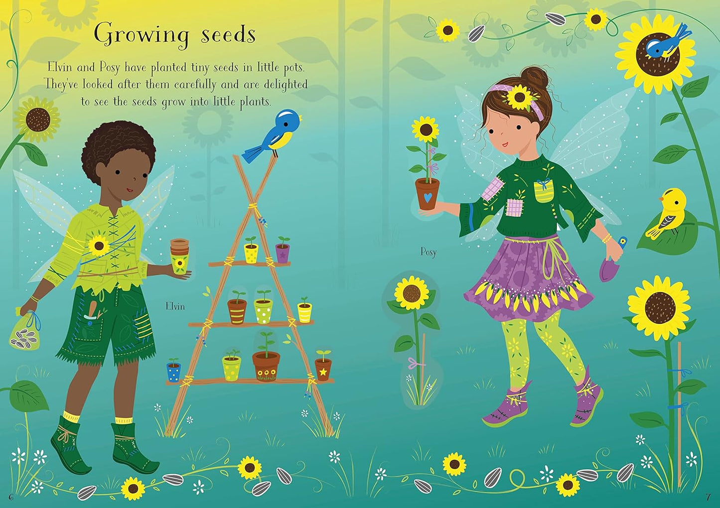 Little Sticker Dolly Dressing Garden Fairy