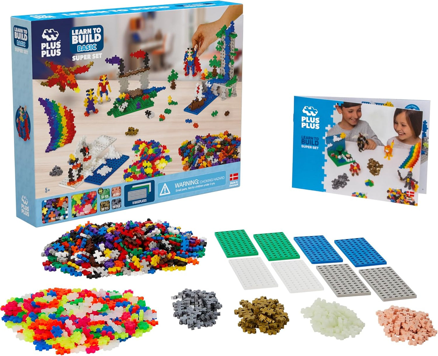 Plus Plus - Learn to Build - Super Set Basic - 1200 pcs