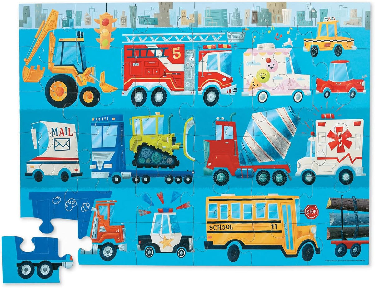 Vehicles Floor Puzzle 36 pieces