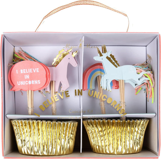 I Believe in Unicorns Cupcake Kit x 24