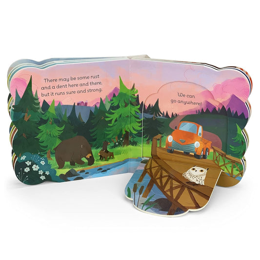 Little Orange Truck - Country Lift-a-Flap