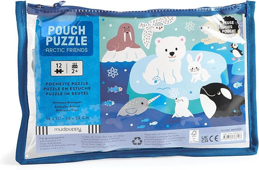 Arctic Friends 12-Piece Pouch Puzzle