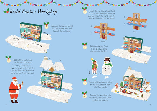 Santa's Workshop: Magical 3-D workshop to press out and make! Includes: 32-page book, 6 models, over 20 press-out pieces