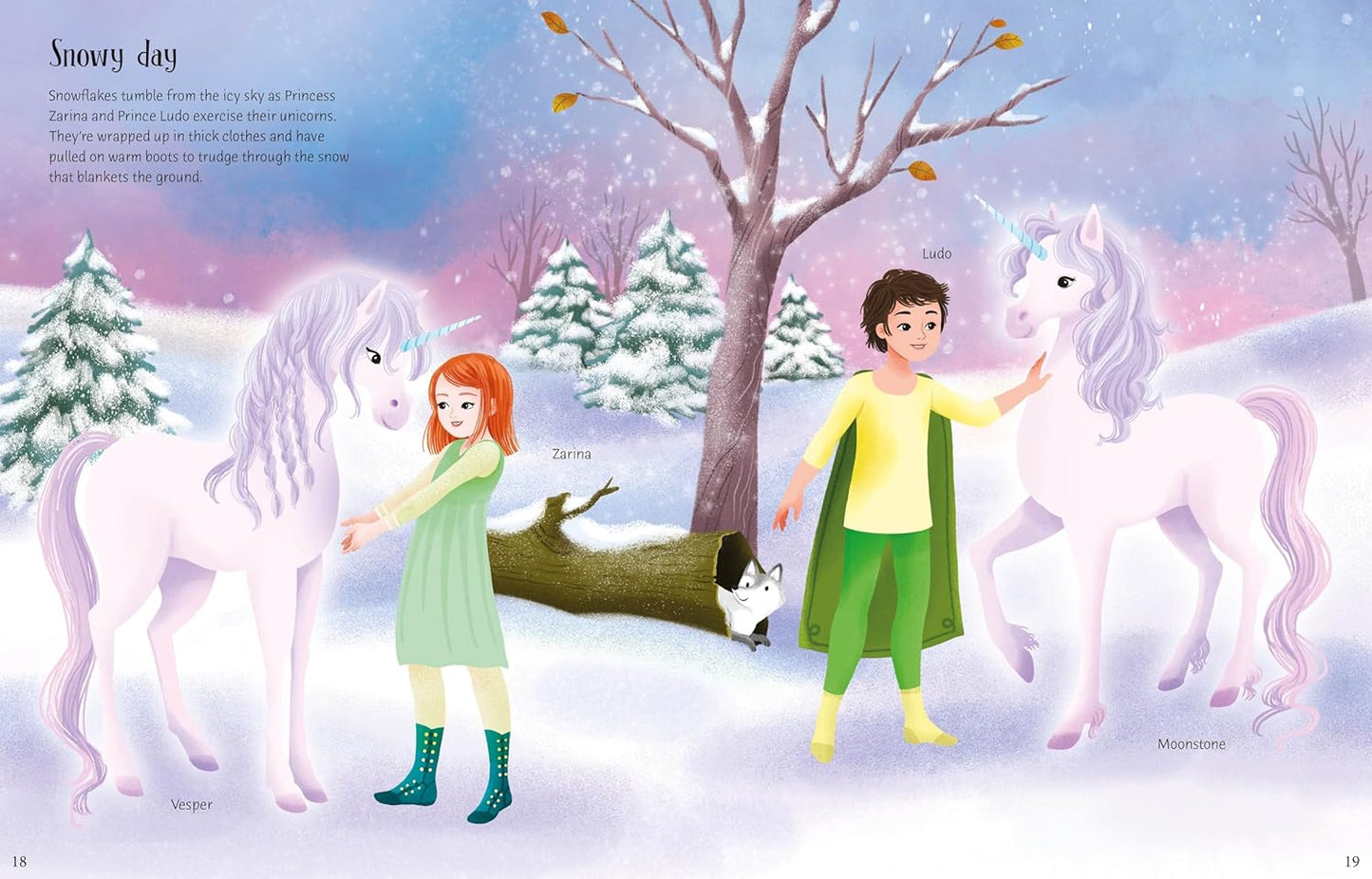 Usborne Sticker Dolly Dressing Unicorn Princesses