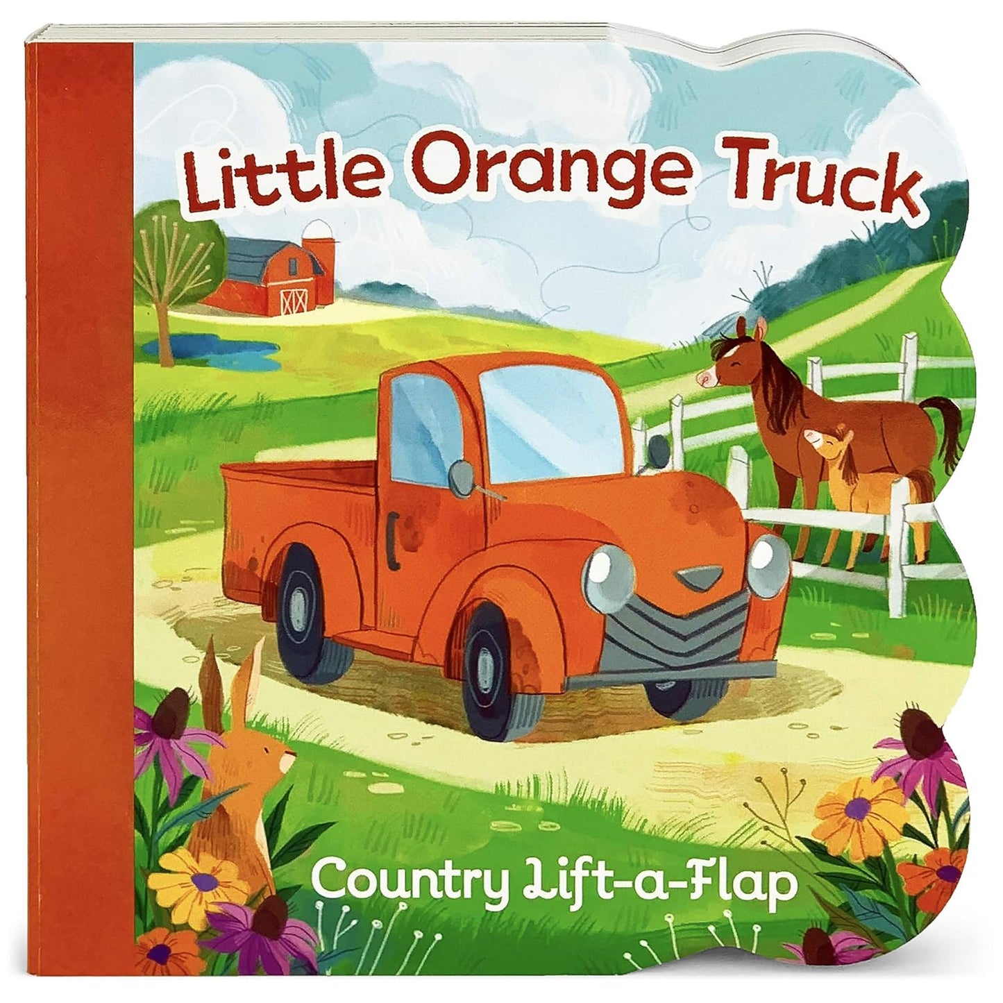 Little Orange Truck - Country Lift-a-Flap