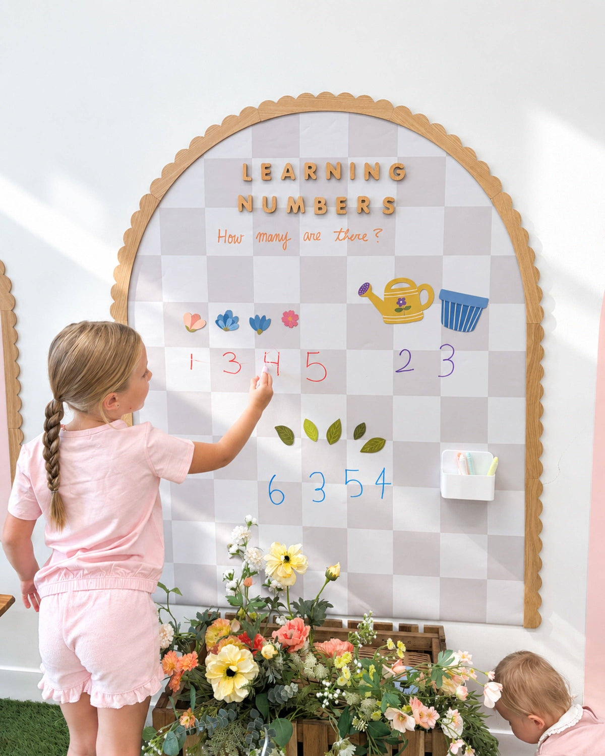 Wooden Magnetic Letters Set (60 pcs)