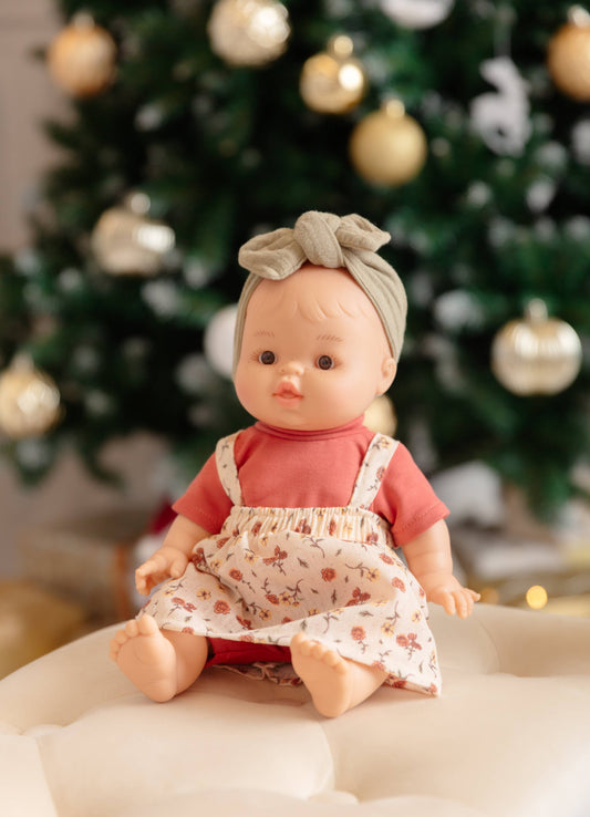 Baby Gordis - Frederica floral dress-overalls - Paola Reina