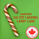 Salted Caramel Large Handmade Candy Canes