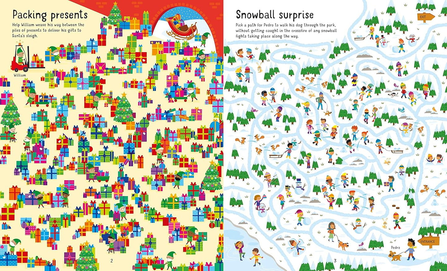 Usborne Book and Jigsaw: Christmas Maze
