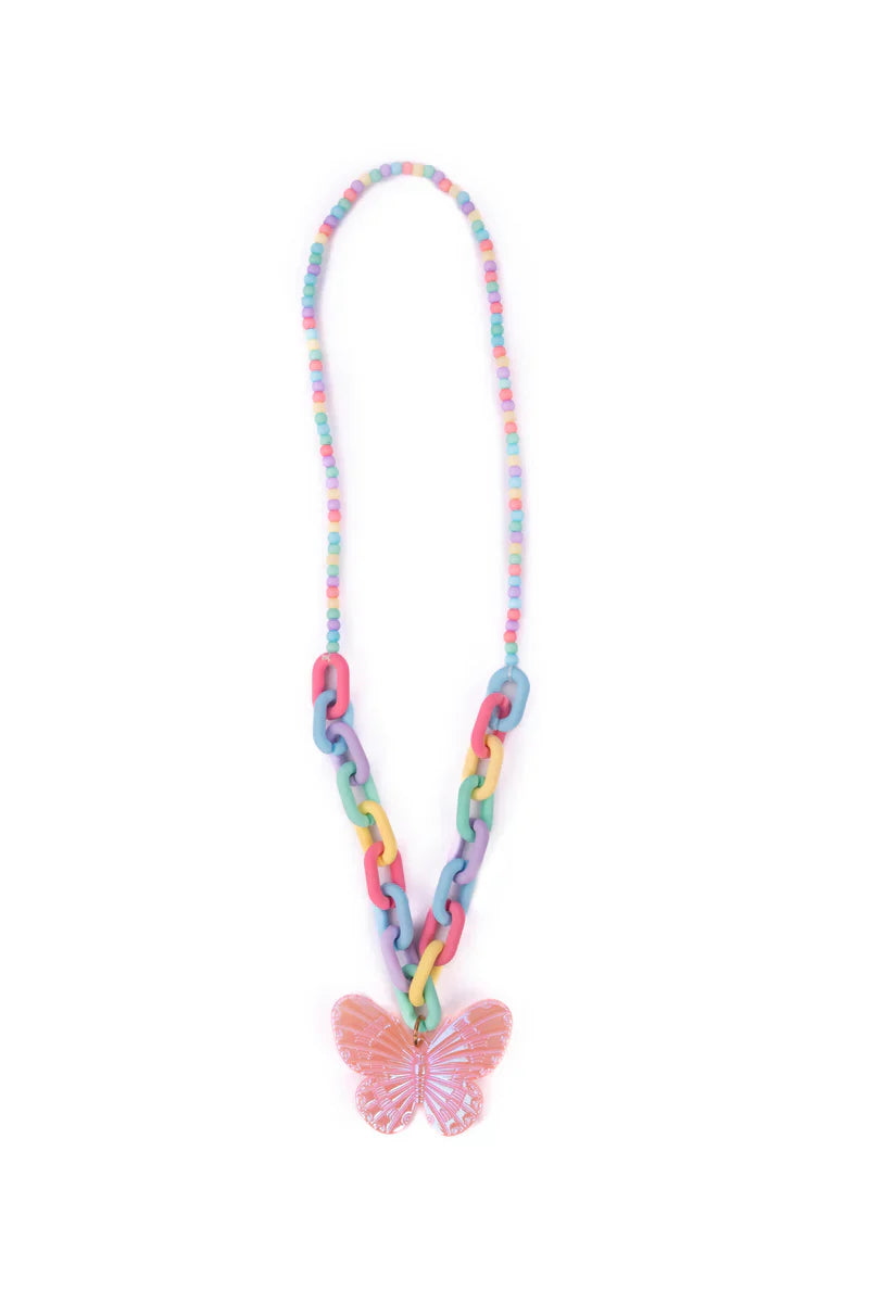 Great Pretenders - Kaleidoscope Butterfly Necklace