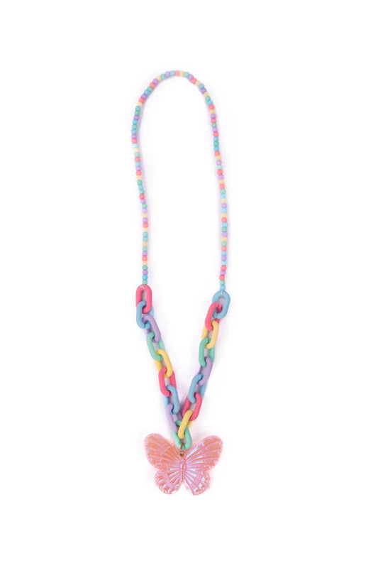 Great Pretenders - Kaleidoscope Butterfly Necklace
